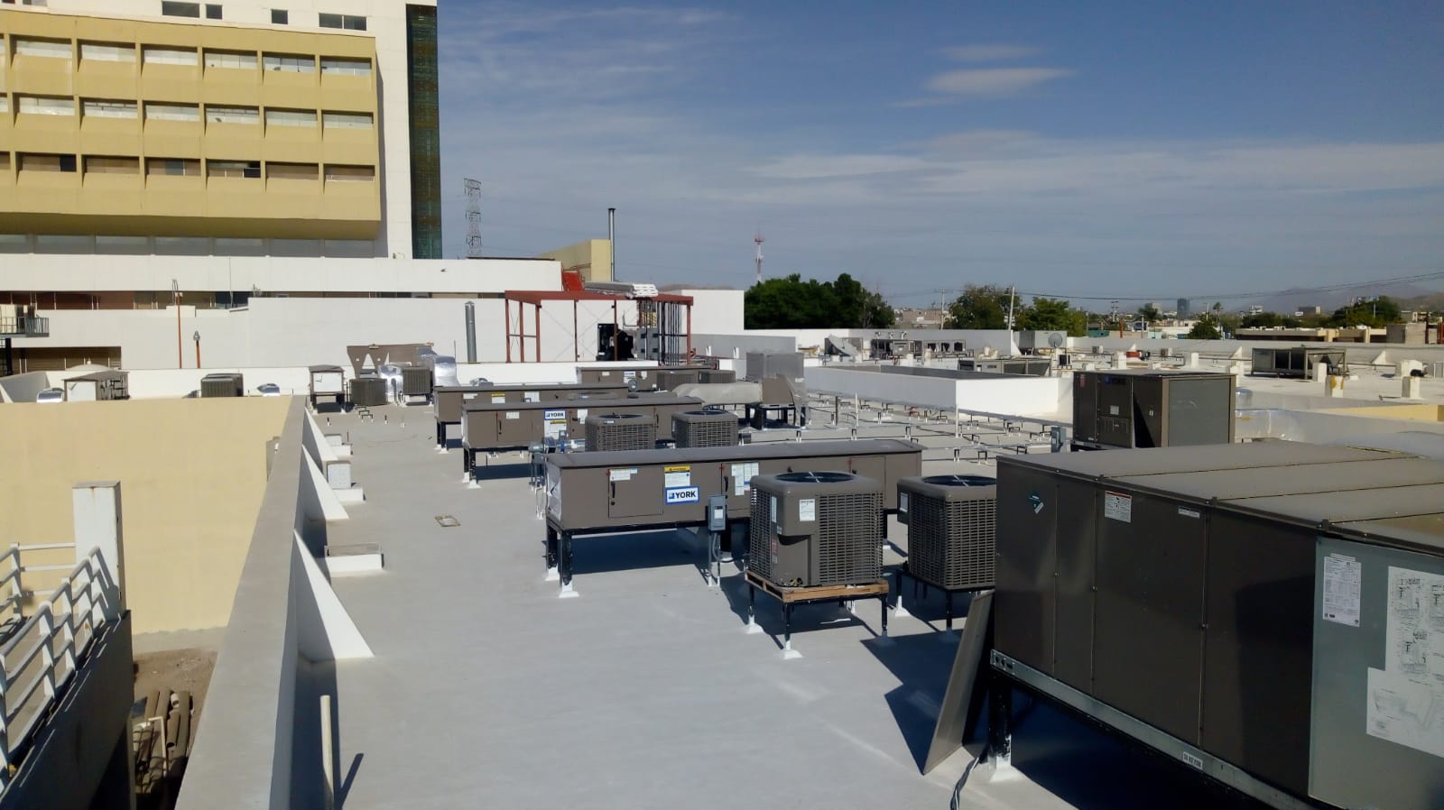 Instalación en hospital